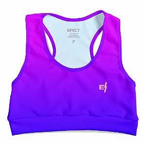 Top Cropped Efect Fitness Feminino