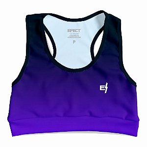 Top Cropped Efect Fitness Feminino
