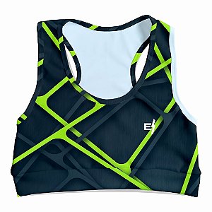 Top Cropped Efect Fitness Feminino