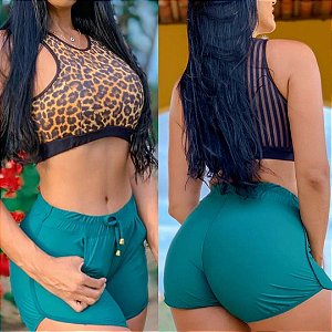 Short Curto Poliamida