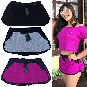 Short Saia em poliamida