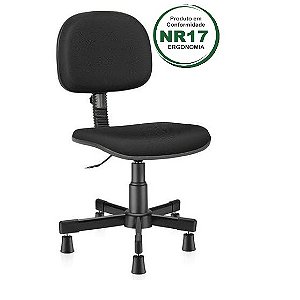 Cadeira para Costureira Nr17 Aranha Especial Com Uma das Pernas 8 cm Mais  Curta com laudo técnico NR17