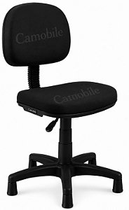 Cadeira costureira NR17 cor preta - Base Aranha com laudo técnico
