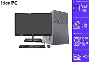 Computador IdealPC - Home 4560 / Monitor PCTOP - MLP190HDMI