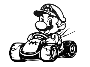Placa Mario Carrinho
