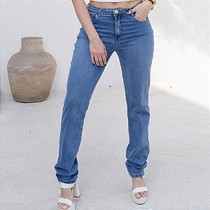 Calça Jeans Mom Mulheres Altas 40/50 R.i.19