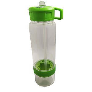 Espremedor Frutas Plástico Manual Vermelho 400ML Laranja na