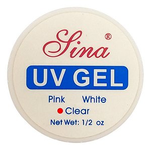 Gel UV Lina Pink Clear e White 15g