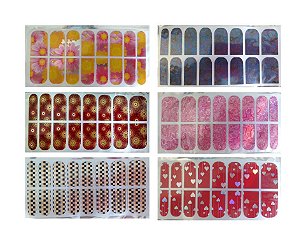 Adesivo de Unha Inteira – Modelos Sortidos