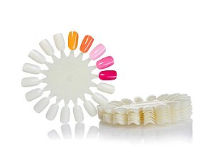 1 Disco Display Unha Postiça Mostruário 18 Unha