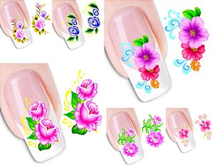 Adesivo de unha a base de água Modelos 02