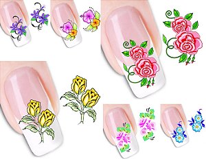 Adesivo de unha a base de água Modelos 04
