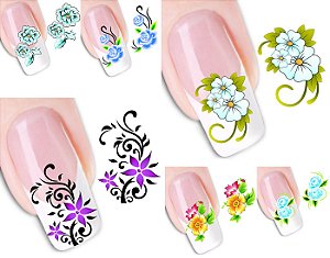 Adesivo de unha a base de água Modelos 05