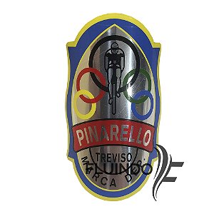 Plaqueta Emblema Adesivo Para Bike Alumínio - Pinarello