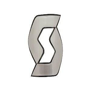 Plaqueta Emblema Adesivo Para Bike Alumínio - Scott