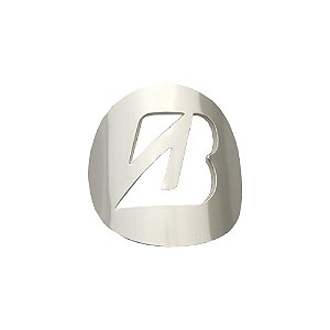 Plaqueta Emblema Adesivo Para Bike Alumínio - Bridgestone