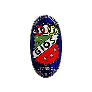 Plaqueta Emblema Adesivo Para Bike Alumínio - Gios Torino