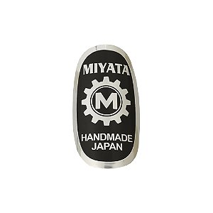 Plaqueta Emblema Adesivo Para Bike Alumínio - Miyata