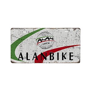 Placa Metálica Decorativa Ciclismo Vintage Bike Bicicleta 15x30mm - Alanbike