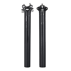 Canote de Selim 27,2x400mm Fibra de Carbono Preto - Toseek