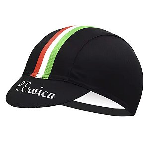 Boné Ciclismo Preto Clássico Retro Vintage Bike - L'Eroica