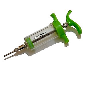 Injetor De Graxa Seringa 30ml Bico Duplo Bike - Evoil