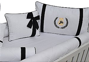 Kit para berço 100% algodão urso