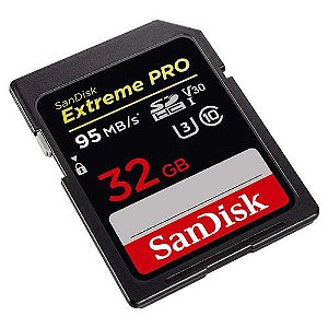 Cartão de Memória SanDisk 32GB Extreme Pró  SDHC 95MB/s - SDSDXXG-032G-GN4IN Classe 10