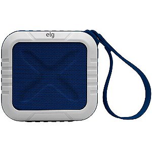 Caixa de Som Bluetooth - Resistente a água IP66 - Azul/Branco - ELG - PWC-AUDBL-NB