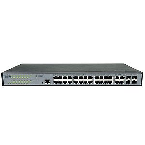 Switch Gerenciável 24 portas PoE Gigabit Ethernet SG 2404 PoE L2+ 4760062 Intelbras
