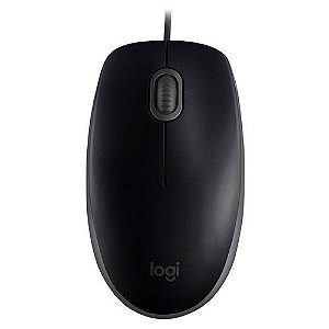 Mouse Logitech M110 Silent Clique Silencioso USB Preto