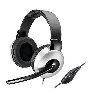 Headset Genius HS-05A (Controle de volume / P2 / Headband / 20 Hz - 20KHz / 102 Db / Cabo 1,8m)