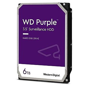 Hard Disk Sata HDD WD Purple 6 TB Surveillance WD63PURZ