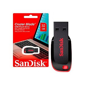 Pen Drive Sandisk Cruzer Blade SDCZ50 32GB PTO SDCZ50032GB35