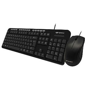 Kit teclado e mouse USB KT-100BK C3Tech