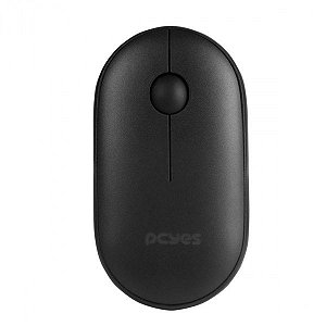 Mouse sem fio College Black 1600DPI Multi Device (Wireless + Bluetooth) Silent Click PMCWMDSCB PCYES