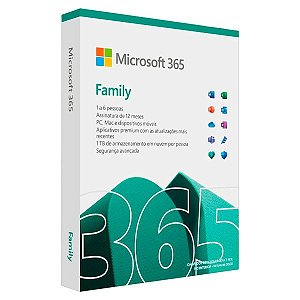 Microsoft 365 Family ESD 6GQ-00088 Digital para Download