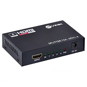 Splitter HDMI 1 entrada 4 saídas SPH1-4 Vinik