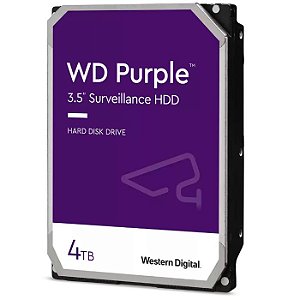 HD 4 TB WD Western Digital Purple Segurança Vigilância Sata III Cache 256 WD43PURZ