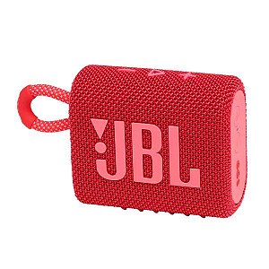 Caixa de Som Bluetooth JBL GO 3 4.2W Vermelha proteção IPX7
