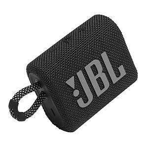 Caixa de Som Bluetooth JBL GO 3 4.2W Preta proteção IPX7