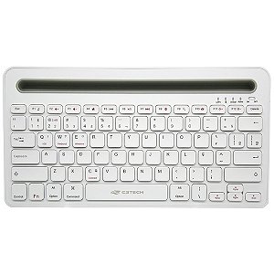 Teclado Multi-Device RC/BT K-BT100WH Branco C3Tech