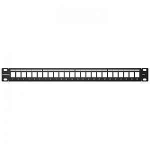 Patch Panel Descarregado 24 Portas PPD24 4770068 Intelbras