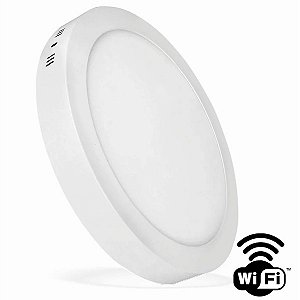 Luminária de Sobrepor Redonda Inteligente 18W 3000-6500K WIFI 48D18WSRWIFI Elgin