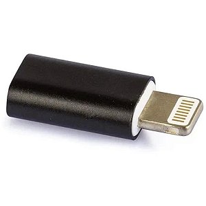 Cabo Adaptador OTG iPhone Lightning Macho x Usb Tipo C Fêmea