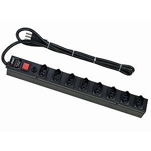Filtro de Linha PDU Metálico 20A com 8 Tomadas e Cabo de 1,5m - Modelo 562 - TS-Shara