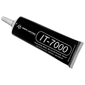 Cola Adesiva Multiuso Preto Implastec It-7000 110ml