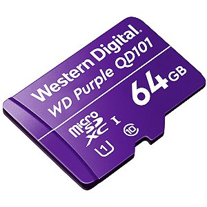 Cartão de Memória Micro-SD 64 GB 32TBW WD Western Digital Purple 4600163