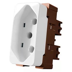 Tomada Padrao Brasileiro 2P+T 10A-250V BR Renova PA021344 Margirius