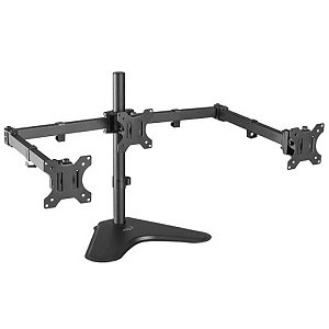 Suporte Ergonômico Articulado de Mesa Para 3 Monitores De 13" A 27" - T1236N ELG
